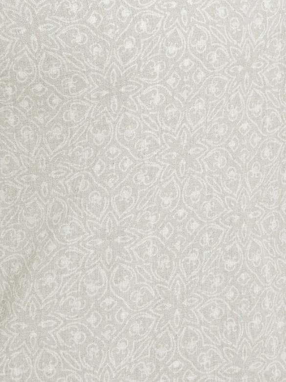 Pearl River Grey Collar Straight Kurti
