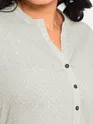 Pearl River Grey Collar Straight Kurti
