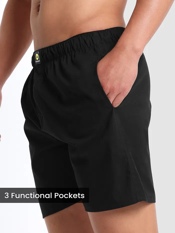 Pick Any 2- Plain Mens Boxers Combo