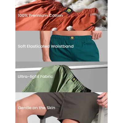 Pick Any 3- Plain Mens Boxers Combos