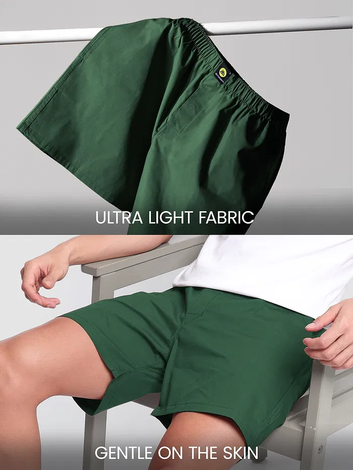 Pick Any 2- Plain Mens Boxers Combo