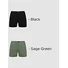 Plain Black and Sage Green Mens Boxer Combos - Pack of Two
