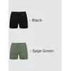 Plain Black and Sage Green Mens Boxer Combos - Pack of Two