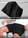 Plain Black Mens Boxers