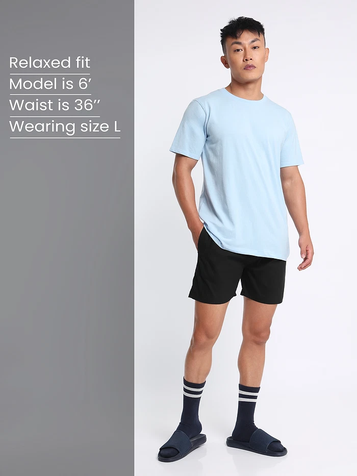 Plain Black Mens Boxers