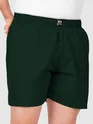 Plain Bottle Green And Dusty Yellow Mens Boxer Combo - Pack of Two