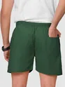 Plain Bottle Green Mens Boxer