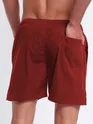 Plain Burgundy Mens Boxer