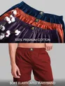 Plain Burgundy Mens Boxer