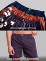 Plain Dark Violet Mens Boxer