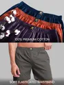 Plain Grizzle Gray Mens Boxers