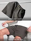 Plain Grizzle Gray Mens Boxers