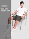 Plain Grizzle Gray Mens Boxers