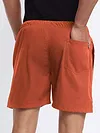 Plain Rust Orange Mens Boxer