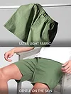 Plain Sage Green Mens Boxers