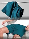 Plain Teal Blue Mens Boxer