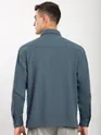 Airforce Blue Dual Pocket Cotton Shirt