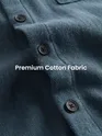 Airforce Blue Dual Pocket Cotton Shirt