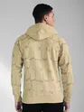 Beige Comic Printed Hoodie