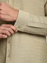Beige Crinkled Shirt