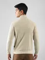 Beige Turtle Neck Sweatshirt