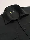 Black Baggy Pocketed Shirt