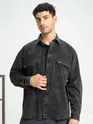 Black Camo Print Shirt