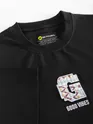 Black Chest Patch Oversized T-Shirt