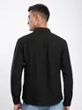 Black Crinkled Shirt