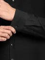 Black Crinkled Shirt