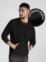 Man in a burgundy mens sweatshirts with curly hair | Beyoung