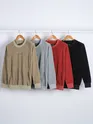 Black Cut and Sew Sweatshirt