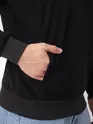 Black Cut and Sew Sweatshirt