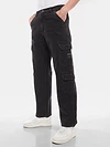 denim oversized cargo pants, 