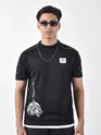 Black Dragon Era HD Print Oversized T-Shirt