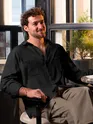 Black Dual Pocket Cotton Shirt