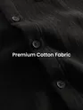 Black Dual Pocket Cotton Shirt