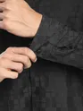 Black Jacquard Cuban Shirt