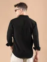 Black Laser Cut Shirt