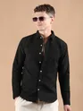 Black Laser Cut Shirt