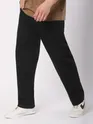 Black Over Dyed Baggy Fit Jeans