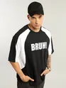Black Raglan Sleeves Oversized T-Shirt
