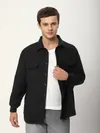Black Recycled Flannel Shirt