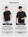 Black Savage Junkie Embroidered Patch Oversized T-Shirt