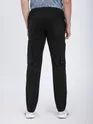 Black Slant Zipper Pocket Cargo Pants