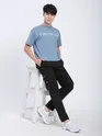 Black Slant Zipper Pocket Cargo Pants