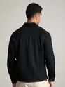 Black Solid Multipocket Shacket