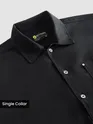 Black Solid Multipocket Shacket