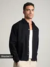 Black Solid Multipocket Shacket