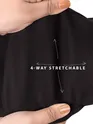 Black Triple Buttoned Skin Fit Flexible Women Jeggings